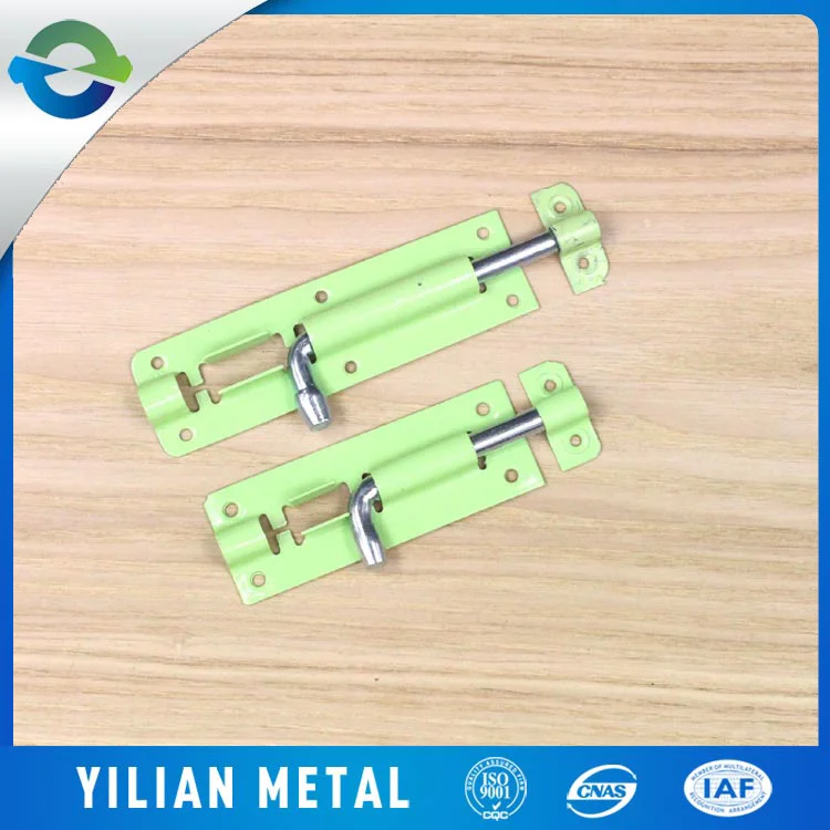 F type iron Tower bolt shed interior door latch