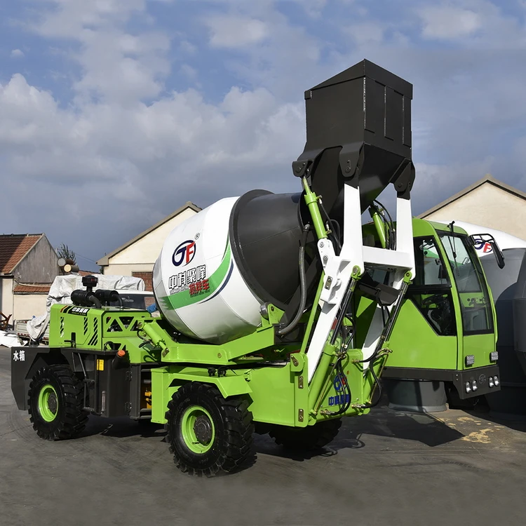
Cubic Meter Self Loading Concrete Mixer Factory Price 1.8 Small Wheel Side Reducer for Sale Carmixer Truck Uzbekistan Provided 