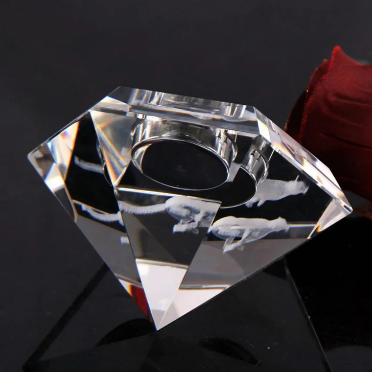 Wholesale Crystal Bathroom Clock Automatic Carpet Alarm Clock