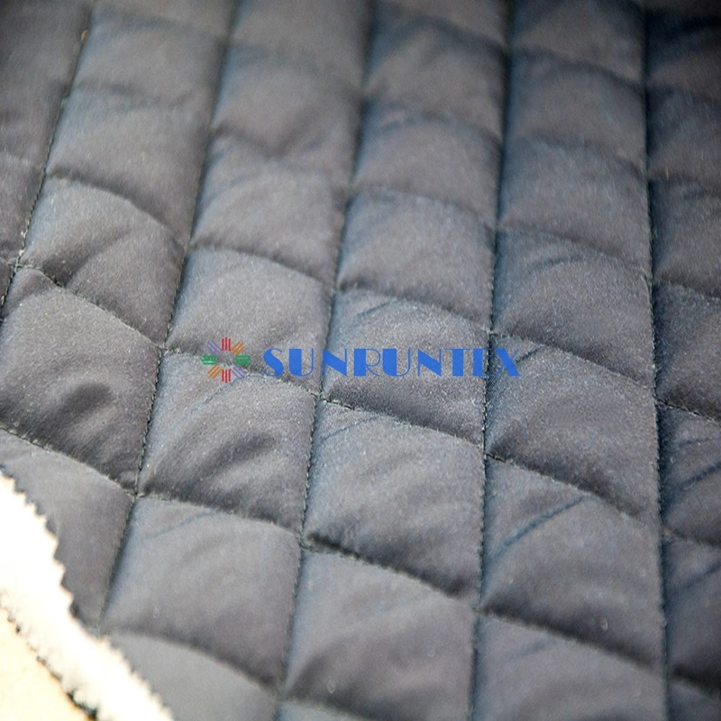 Diamond Quilted Polyester Fabric