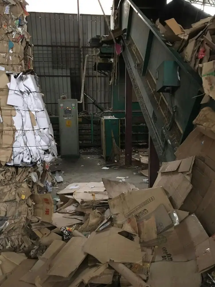 
Used 120T/Day High speed Waste Paper Baler System Machine 