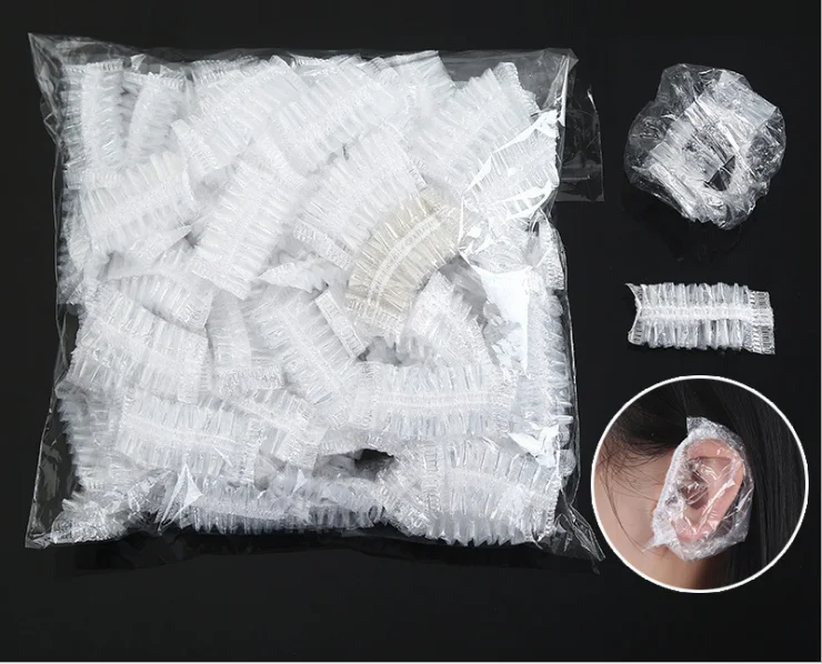 
disposable ear cape earmuff ear cover for salon barber shop 