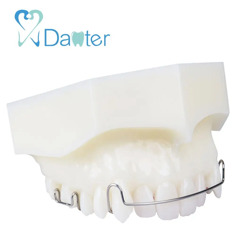 Dental Maxillary Retainer After Orthodontic Treatment Model - White Color