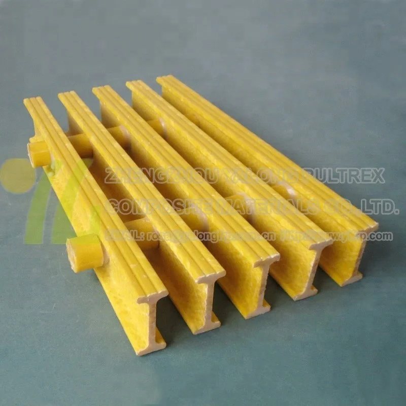 Pultruded FRP grating fiberglass support flooring grate for goat farm equipment, high strength durable fiberglass grating