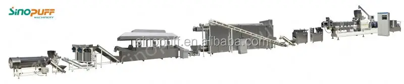 
Frying Puff 2D/3D Corn Snack Pellet Extruder/Kurkure Corn Snack Plant 