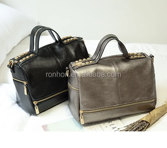 
China Supplier Wholesale PU hand tote bag, fashion hand bag with factory direct supply 