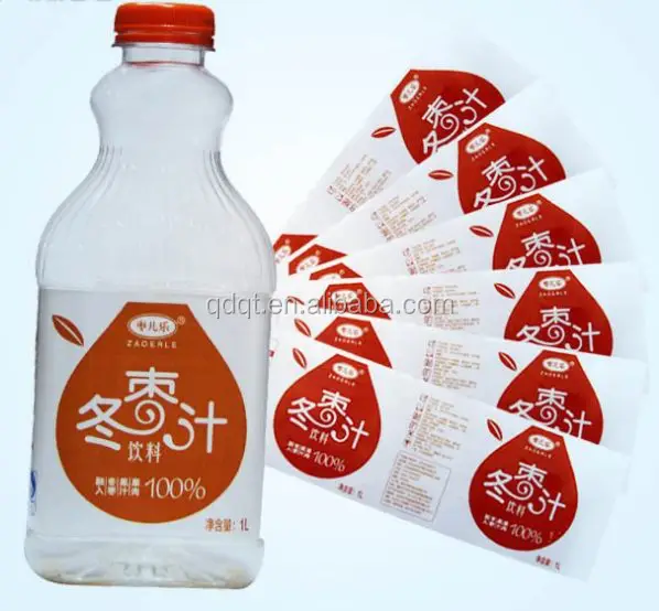 
PVC Shrink Wrap Bottle Labels 