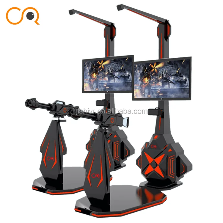 Gatlin VR shooting game machine 9D simulator