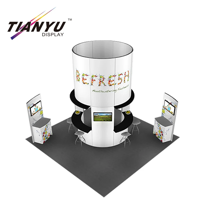 Trading Business Ideas Modular Construction Expo Stand With Exhibition Floor System