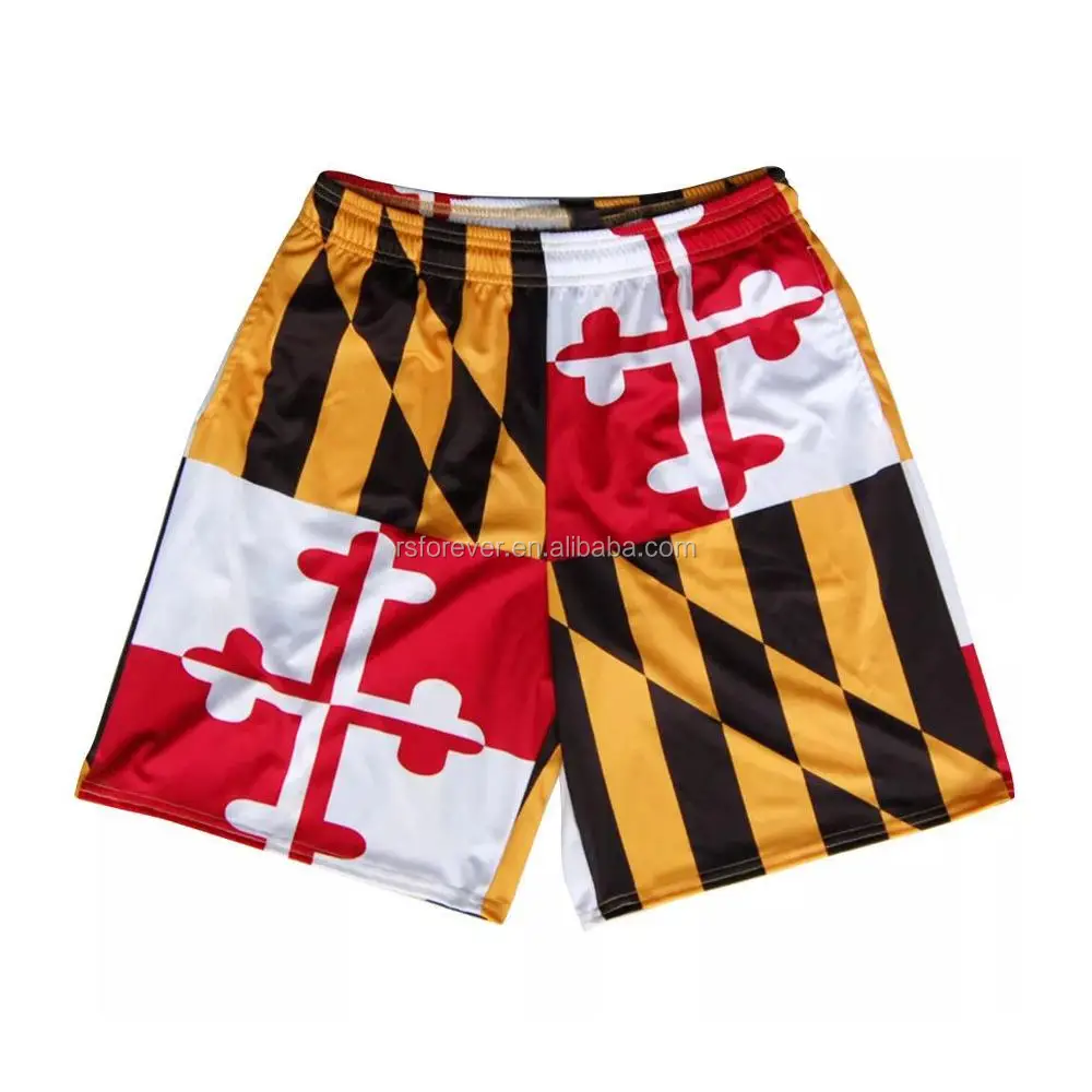 Maryland Flag sublimated basketball shorts
