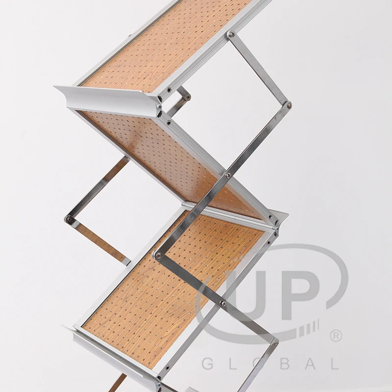 aluminum literature rack brochure holder acrylic boxes promotion banner A4/A3