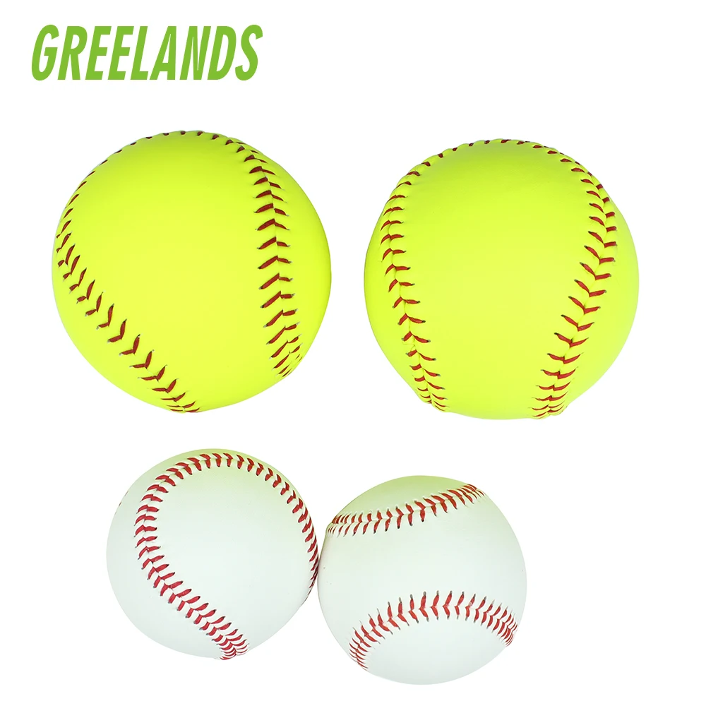Factory Supply Adult Softball Beasball Balls in Good Quality OEM Durable Leather Baseball Training Game Set