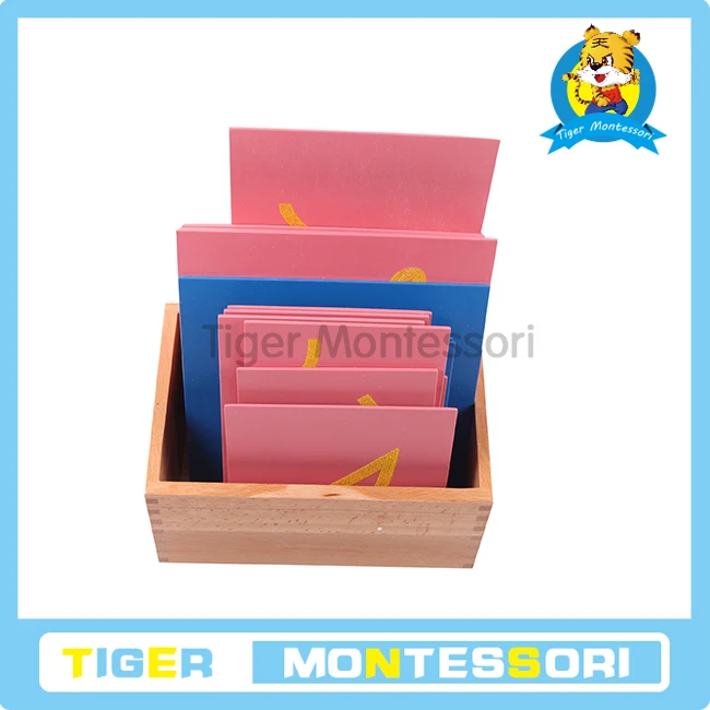 Тигр Монтессори Материалы: L011 Нижний Регистр Наждачная Бумага Письма-Скоропись Другие Развивающие