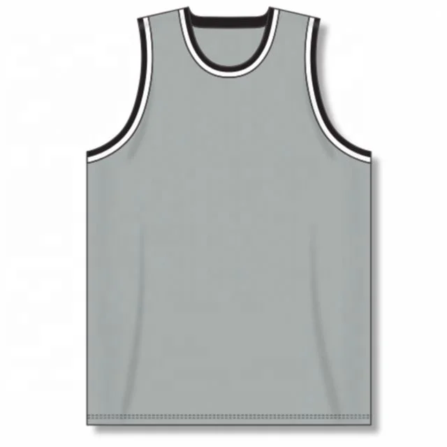 Best Quality China Manufacturer Basketball Jersey Uniform Design Color Grey