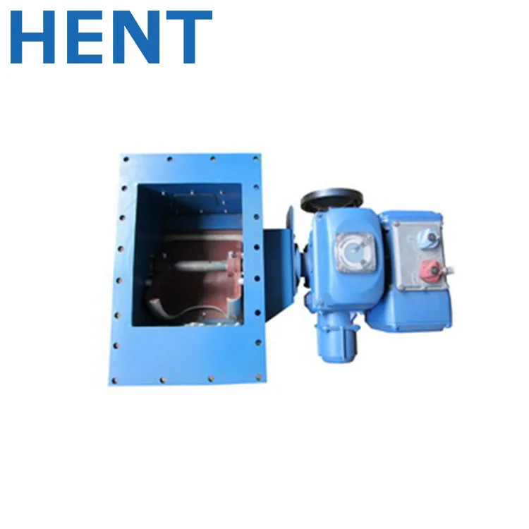 HENT GERMAN TECHNOLOGY  Cement Silo discharge motorized Flow Control Gate 4 inch gate valve