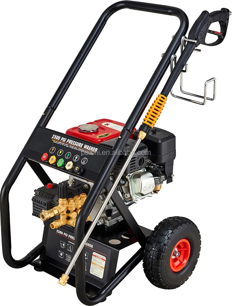 Industrial power cleaning machine 6.5hp gasoline pressure washer 2200psi water jet high pressure cleaning machine