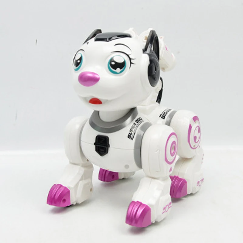 2018 Funny Toys Launching Walking Mechanical Dog Intelligent RC Robot for Kids