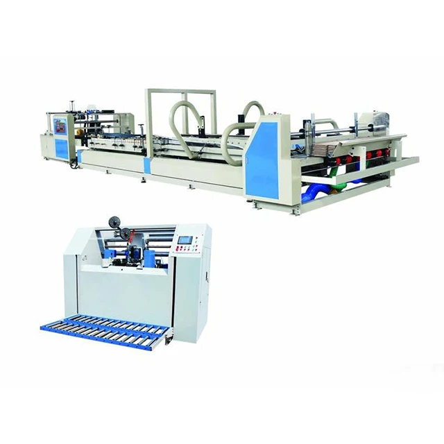 supplier automatic carton box stitcher machinery for carton box / folding gluing stitching machine