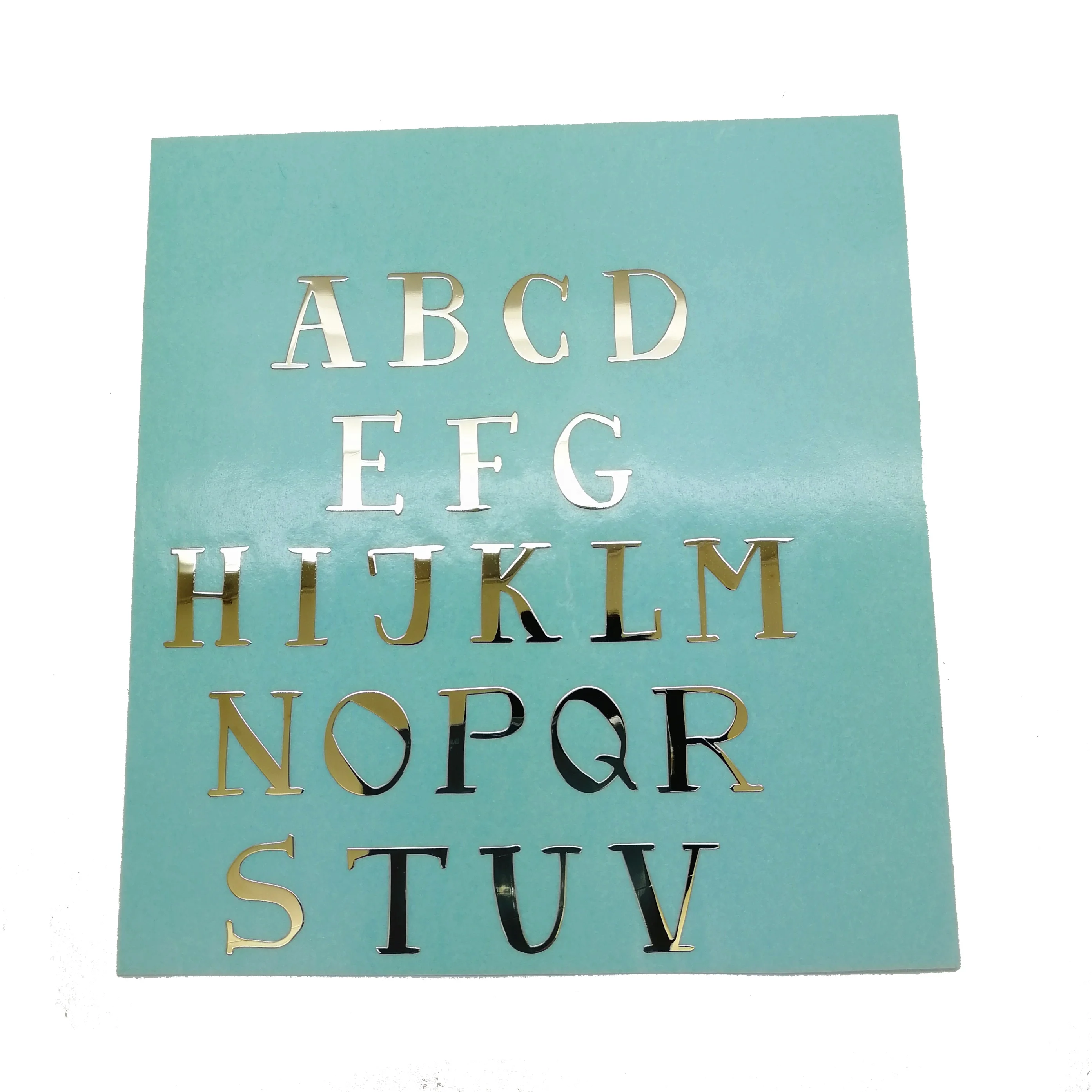 
Custom Gold Plating logo sticker nickel for Gift 