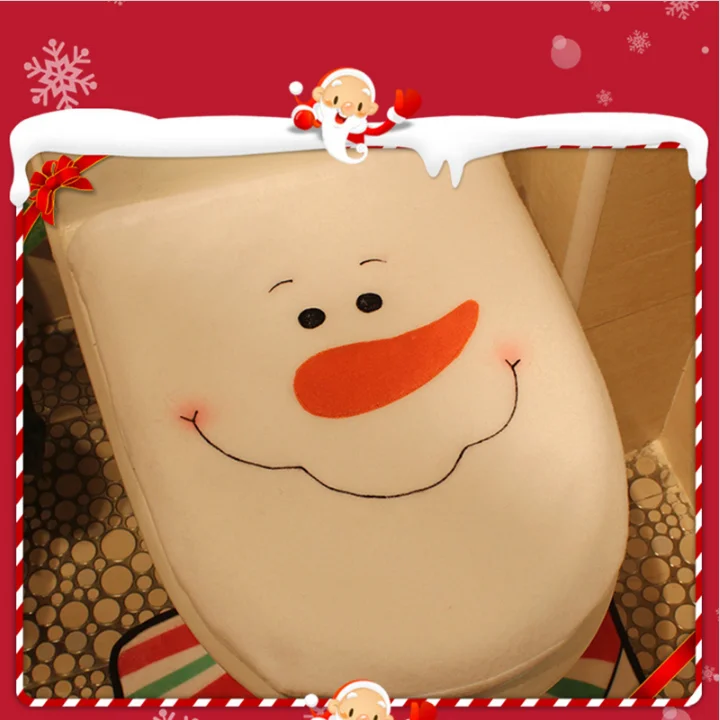 Santa Claus Toilet Seat Cover and Rug Bathroom Set Contour Rug Christmas Decorations for Home Papai Noel Navidad Decoracion