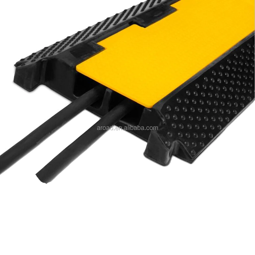 wholesale 2 channel rubber cable protector  cable rump cable bridge