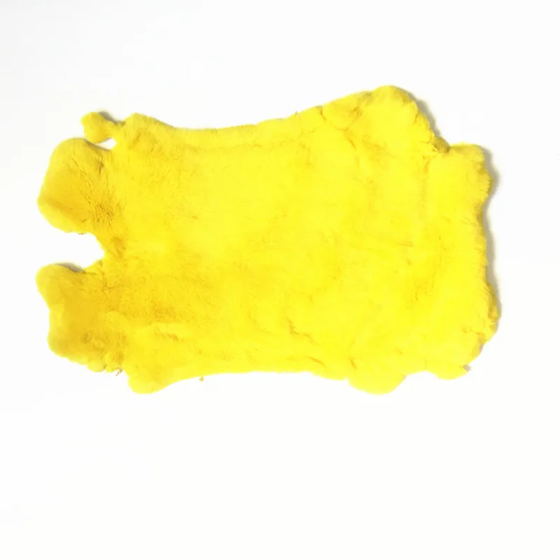 100% Rex Rabbit Fur Skin Dyed Rex Rabbit Fur Pelt