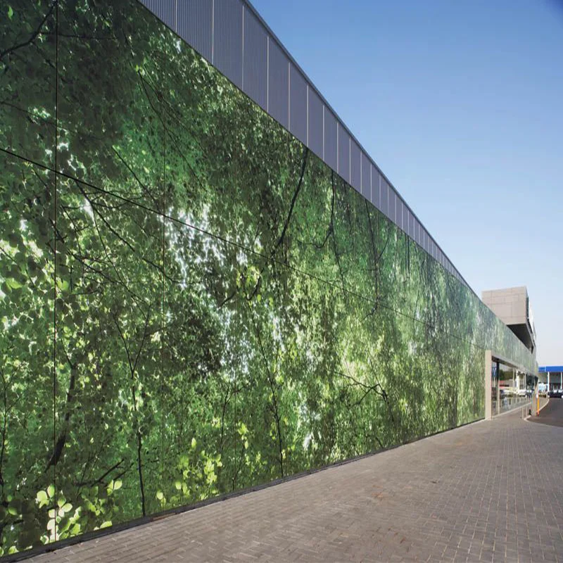 Togen Digital Printed Glass for Plaza Facade Cladding