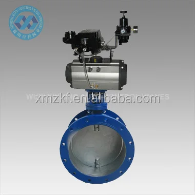 Air Blast Valve Double Acting Spring Return Quarter-turn Pneumatic Actuator(Factory Price)