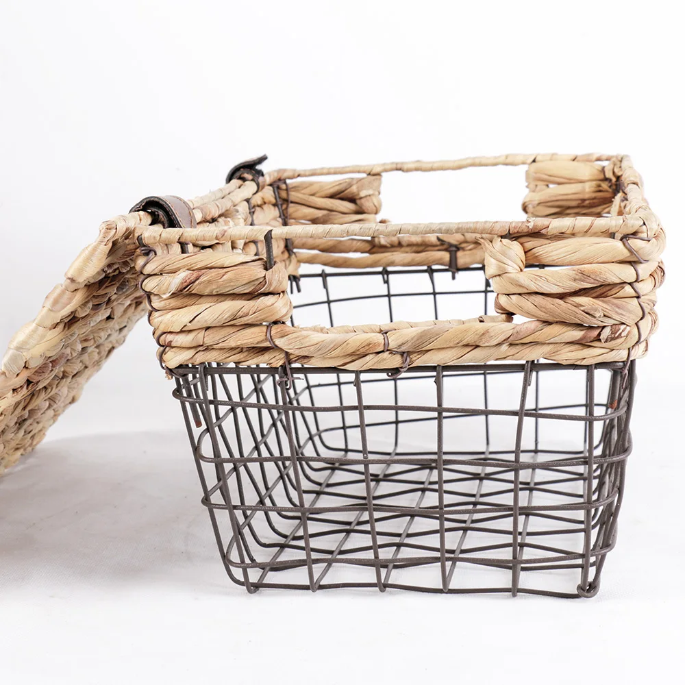 High Quality Home Traditions Vintage Metal Cheap Storage Basket