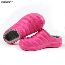 Садовая обувь для мужчин и женщин, садовая обувь из ЭВА, на меху, на платформе