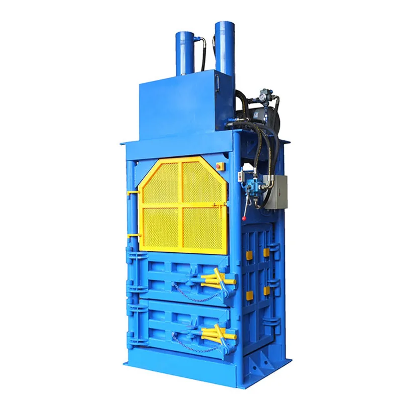 PLC in stock sawdust baling machine rubbish waste rice husk press The most competitive price