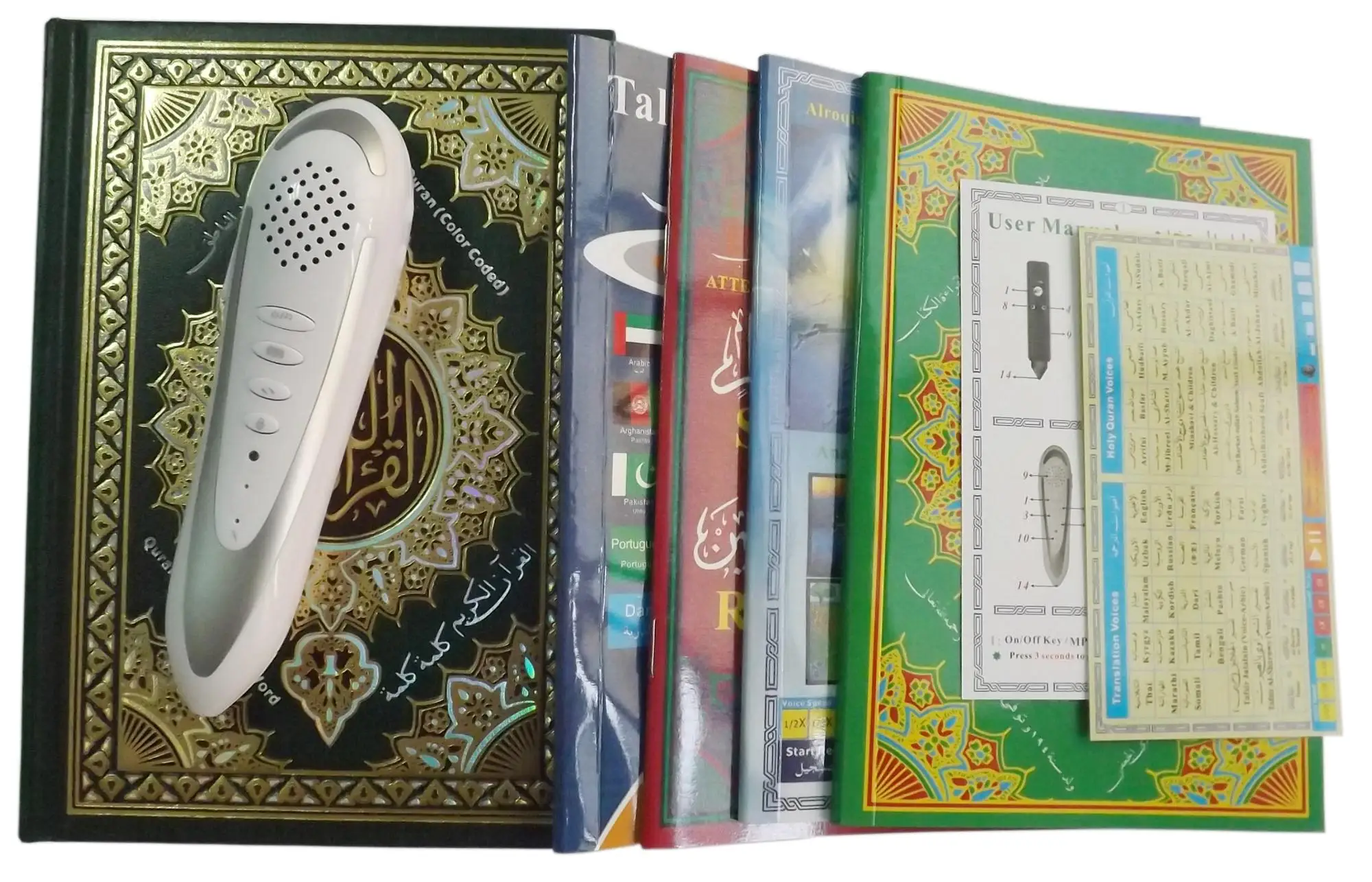 M10 Pen koran/Quran+al quran digital reading pen with mp3 download+Quran read pen in arabic translation
