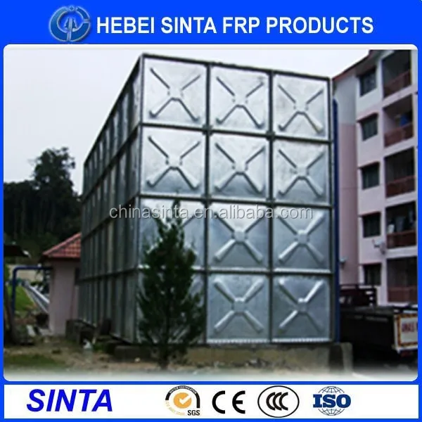 
galvanized steel water storage tank 100000 liter 