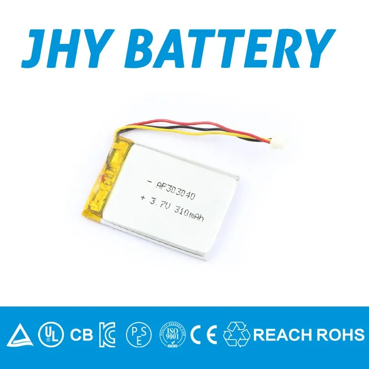 Lithium battery 310mAh 303040 503040