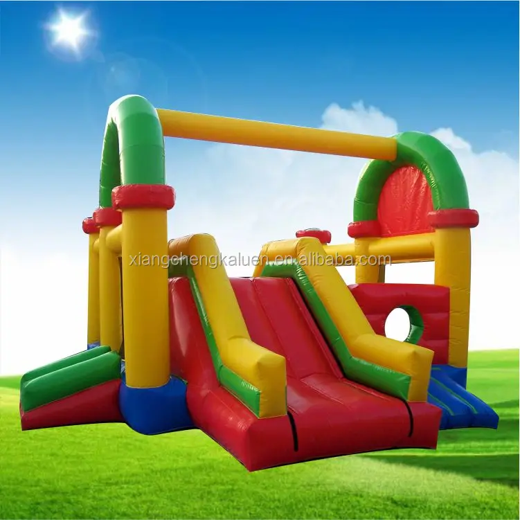popular rainbow kids inflatable dry