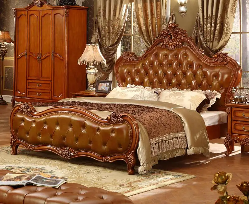 Европейские классические белые роскошные наборы мебели для