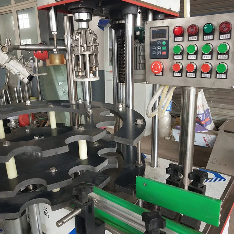High Speed Rotary Glass Bottle ROPP Aluminium Cover Auto Capping Machine