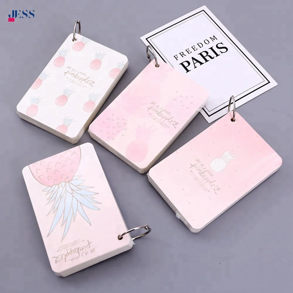 Mini Small Size Cute Blank Word Book Notepad Notebook