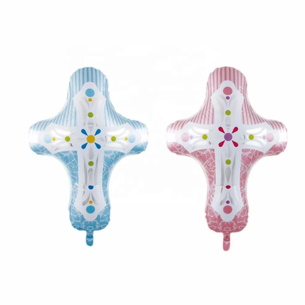 Надувные воздушные шары в форме Креста из фольги для христианского события