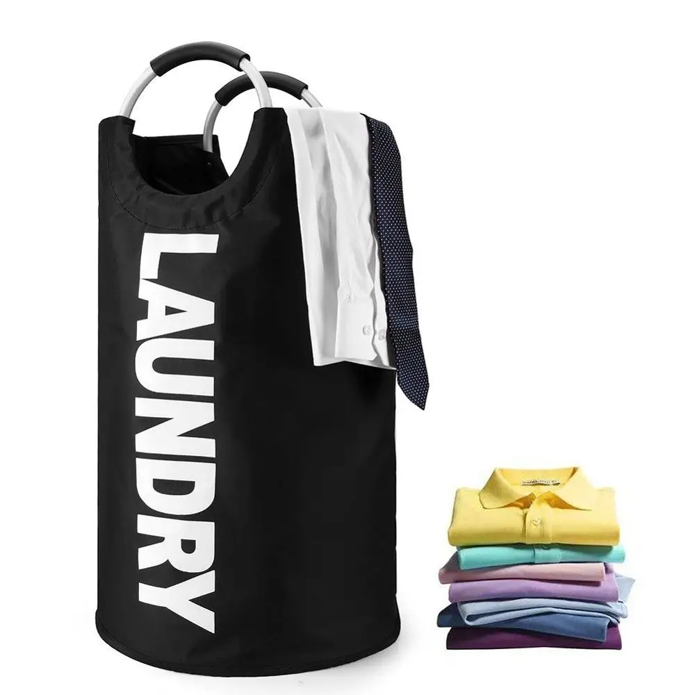 Large Laundry Basket Collapsible Waterproof Fabric Laundry Hamper bag