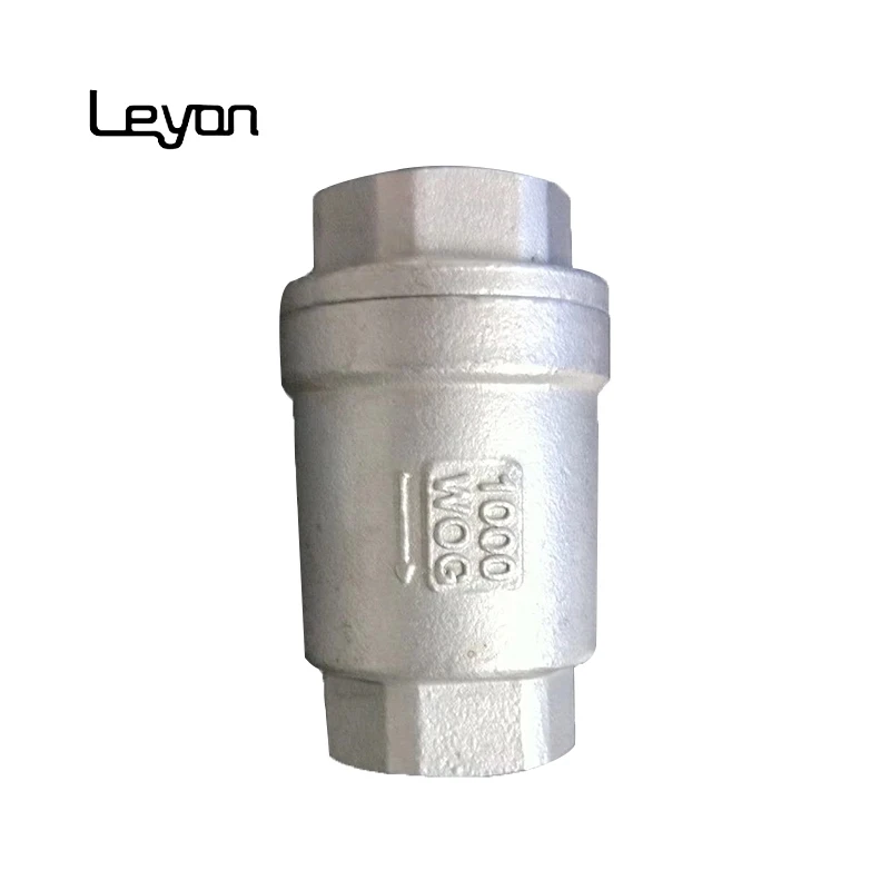 stainless steel 304 3/8 inch vertical check valve High pressure 1000wog SS 304 water supplying 304 check valve