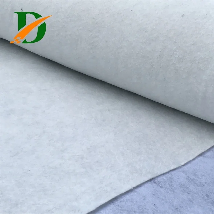 
High Strength Polyester PET 100gsm 150gsm Nonwoven Geotextile Fabric 