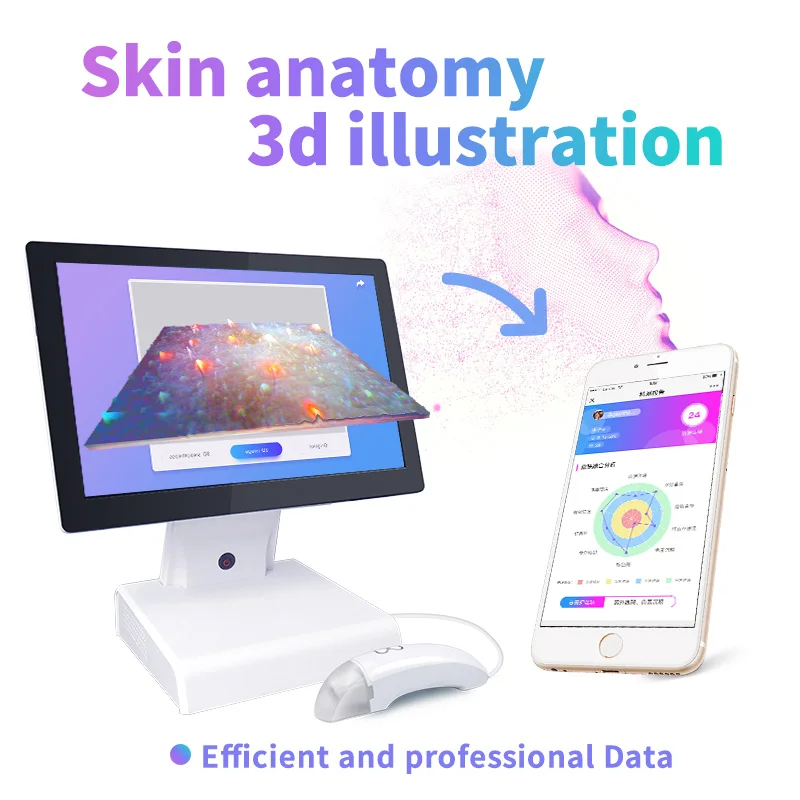 Portable skin analyzer machine skin analyzer analysis skin analyzer camera