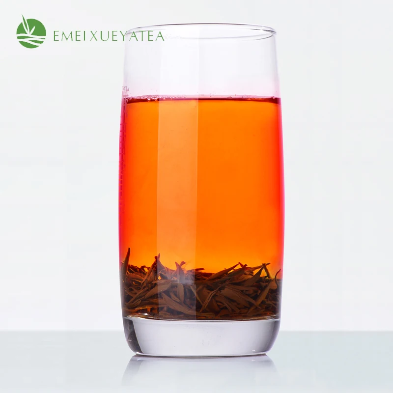 Китайский высококачественный плоский чай для живота, черный чай