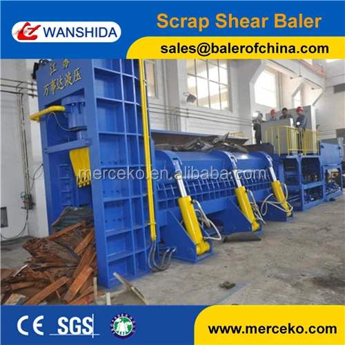 
Hydraulic Scrap Metal Shear Baler 