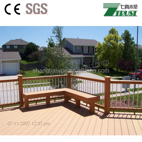 Размещения заказа на сумму более 20 мм толщина Новый co-штранг-прессования wpc ламинированный деревянный настил для использования на открытом воздухе