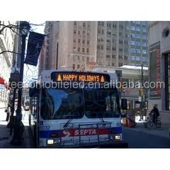 
LED billboard mount on Bus , Road show Bus, advertising bus 