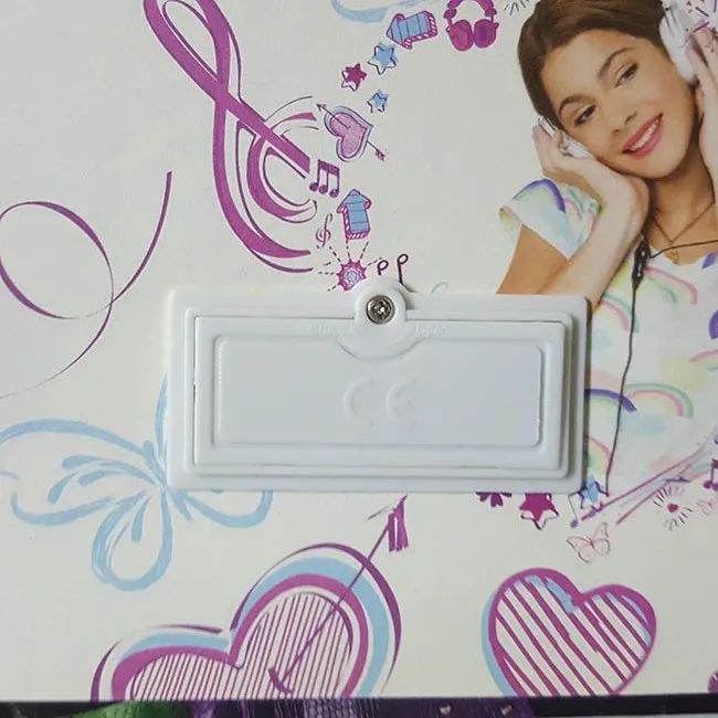 
Handmade LED Lights Diary Book with Lock and Key 