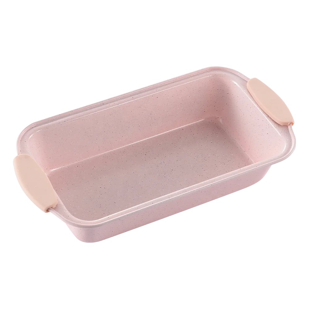 
K-532-CMC pink stone coating set bakeware carbon steel with non-stick 