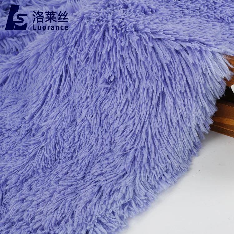 wholesale white synthetic faux fur fabric